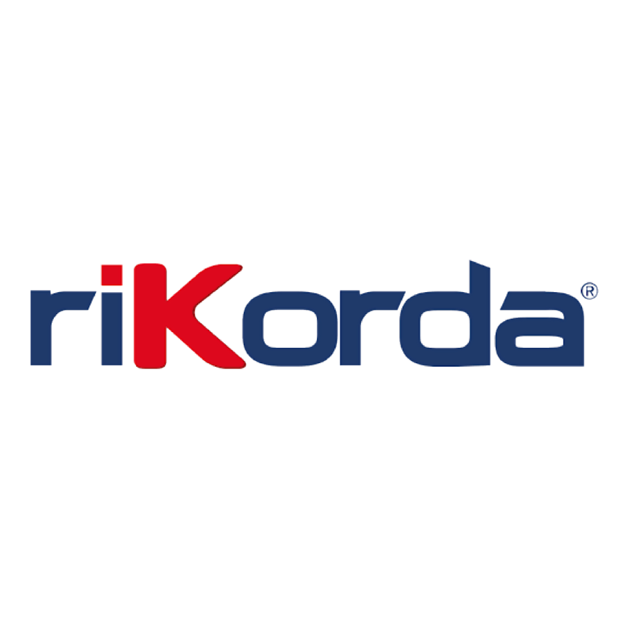 Rikorda Logo of riKorda, featuring bold, stylized text in red and blue colors.